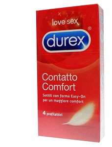 PROFILATTICO DUREX CONTATTO COMFORT 4 PEZZI - Farmastop