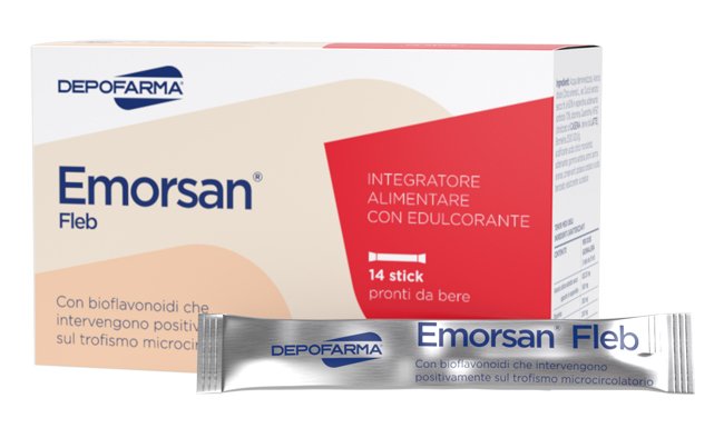 EMORSAN FLEB 14 STICK PACK DA 15 ML - Farmastop