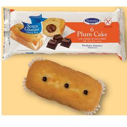 BONONIA PLUMCAKE CREMA CIOCCOLATO SENZA GLUTINE 6 X 45 G - Farmastop