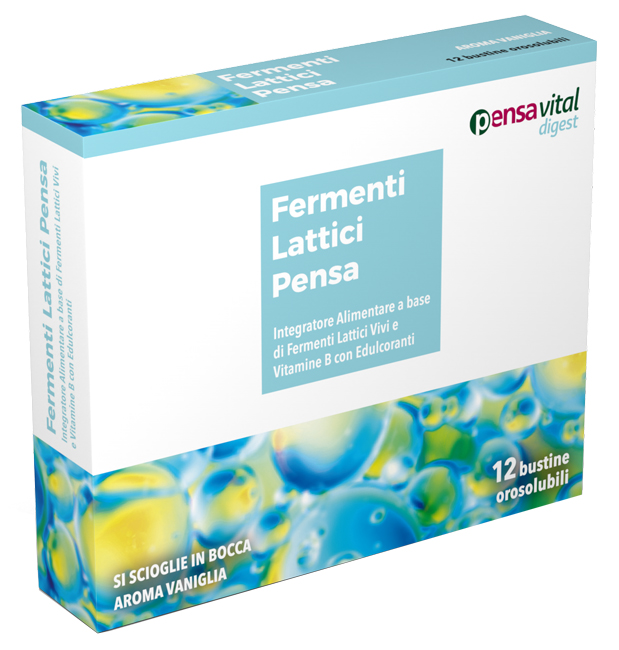 FERMENTI LATTICI VIVI E VITAMINE B 12 VANIGLIA BUSTINE OROSOLUBILI - Farmastop