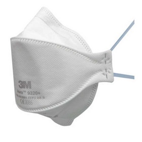 RESPIRATORE PER POLVERI SERIE AURA 9300+ CLASSE FFP2 SENZA VALVOLA DI ESALAZIONE VALORE LIMITE DI SOGLIA TLV 12 - Farmastop