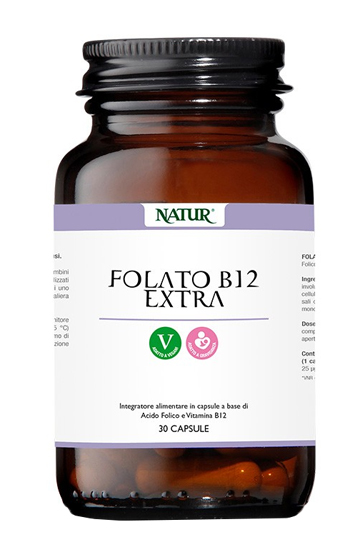 FOLATO B12 EXTRA 30 CAPSULE - Farmastop