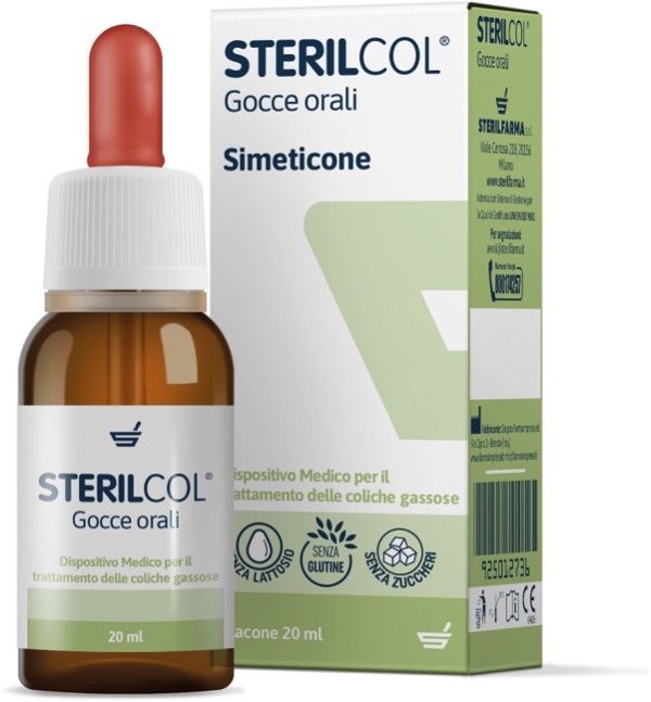 STERILCOL GOCCE ORALI SOSPENSIONE GASTROFUNZIONALE FLACONCINO 20 ML - Farmastop