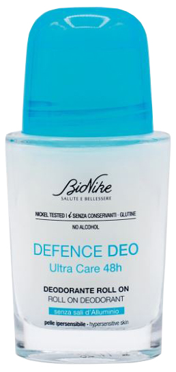 DEFENCE DEO ULTRA CARE ROLL-ON SENZA SALI D'ALLUMINIO 50 ML - Farmastop