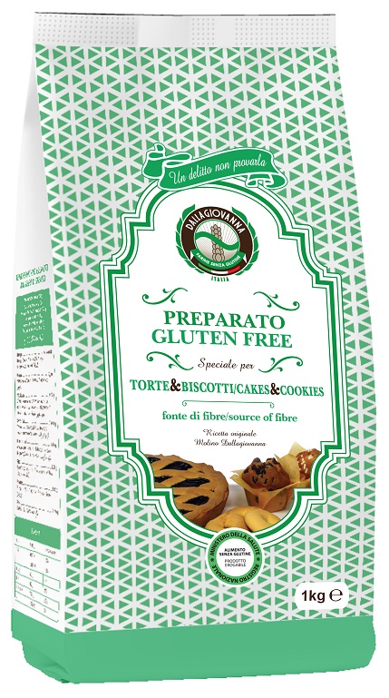 PREPARATO GLUTEN FREE SPECIALE PER TORTE & BISCOTTI 1 KG - Farmastop