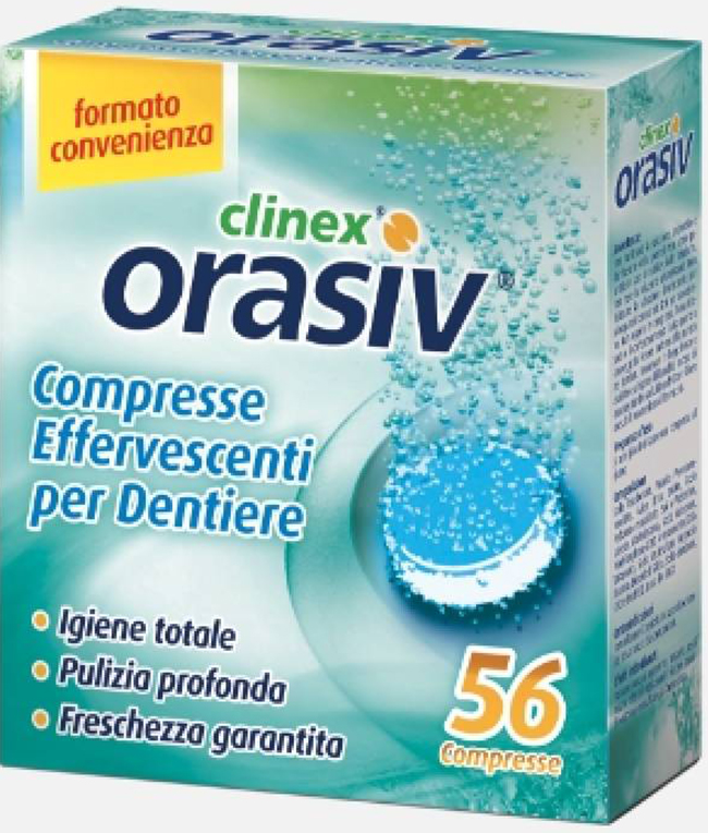 ORASIV CLINEX 56 COMPRESSE EFFERVESCENTI - Farmastop