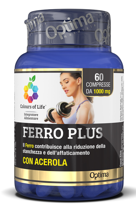 COLOURS OF LIFE FERRO PLUS 60 COMPRESSE 1000 MG - Farmastop