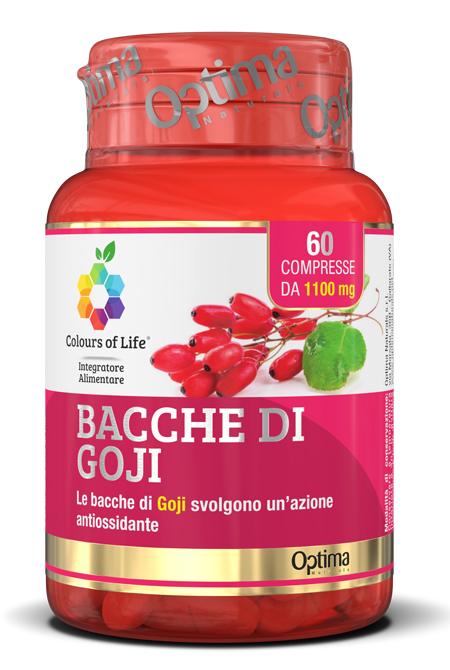 COLOURS OF LIFE BACCHE DI GOJI 60 COMPRESSE 1100 MG - Farmastop