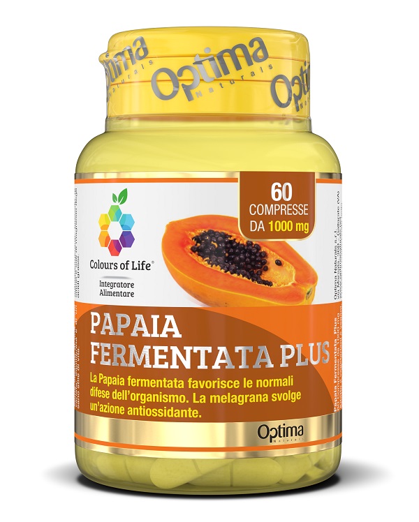 COLOURS OF LIFE FERMENTA PAPAIA PLUS 60 COMPRESSE 1000 MG - Farmastop