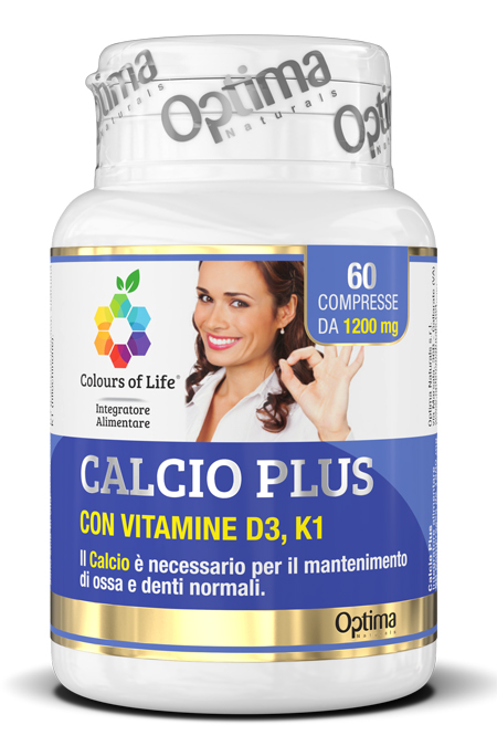 COLOURS OF LIFE CALCIO PLUS 60 COMPRESSE 1200 MG - Farmastop