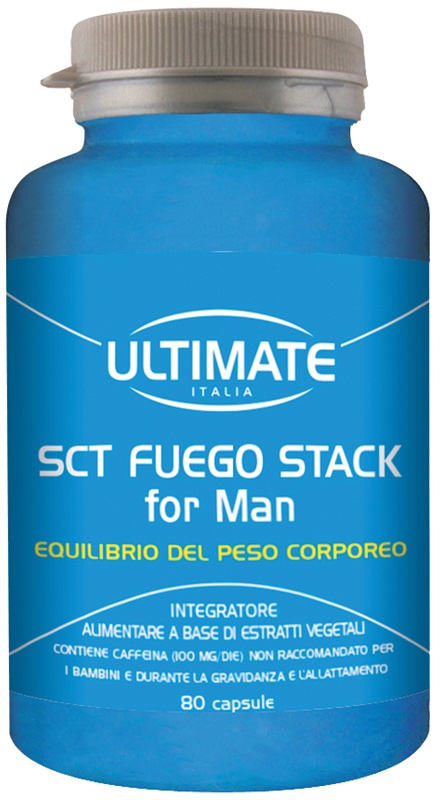 SCT FUEGO STACK FOR MAN 80 CAPSULE BARATTOLO 56 G - Farmastop