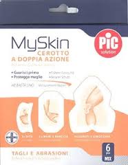 CEROTTO PIC MYSKIN TAGLI & ABRASIONI MIX 6 PEZZI - Farmastop