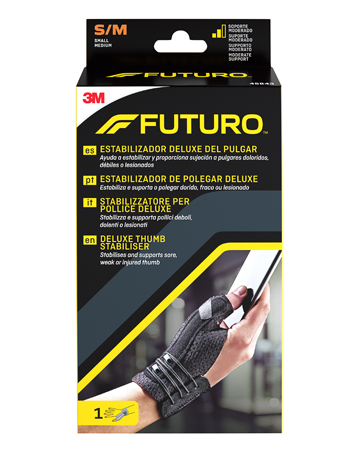 STABILIZZATORE PER POLLICE FUTURO NERO SMALL/MEDIUM 1 PEZZO - Farmastop