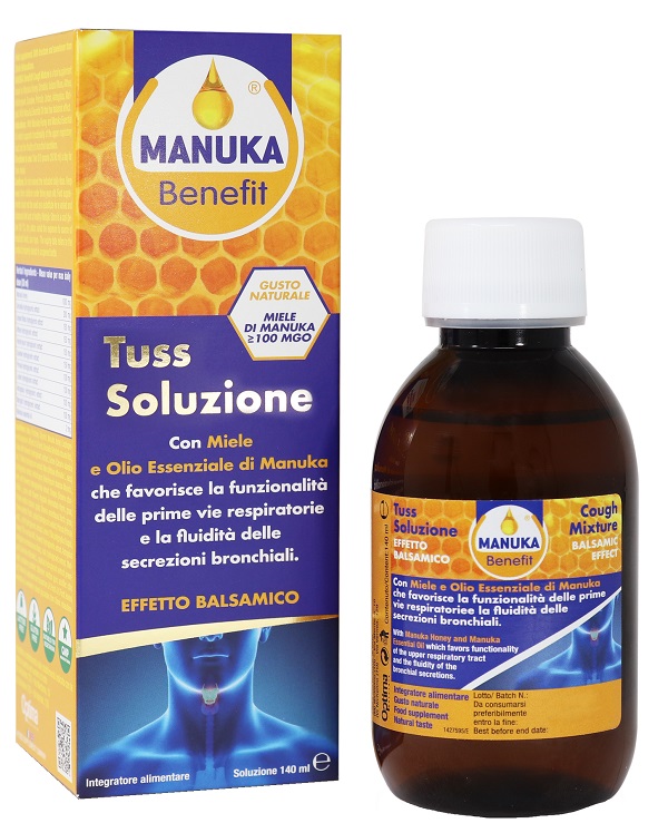 MANUKA BENEFIT TUSS SOLUZIONE 140 ML - Farmastop