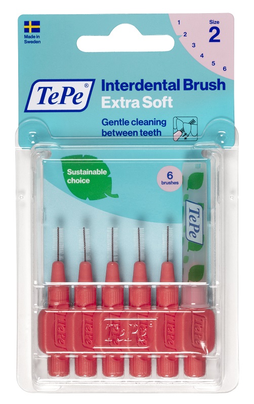 TEPE SCOVOLINO XSOFT ROSSO 0,5MM 6 PEZZI - Farmastop