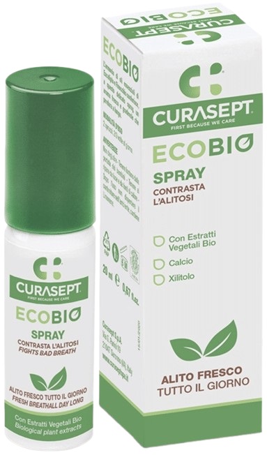 CURASEPT PHARMADENT ECOBIO SPRAY 20 ML - Farmastop