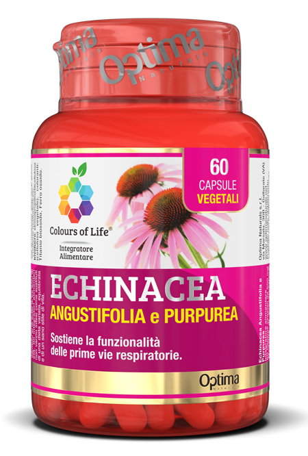 COLOURS OF LIFE ECHINACEA 60 CAPSULE VEGETALI 500 MG - Farmastop