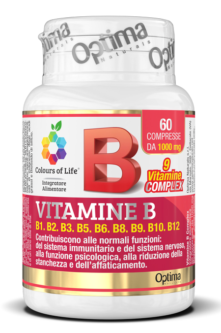 COLOURS OF LIFE VITAMINE B COMPLEX 60 COMPRESSE 1000 MG - Farmastop