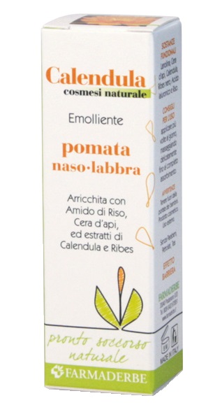 CALENDULA POMATA PROTETTIVA NASO LABBRA 10 ML - Farmastop