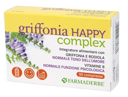 GRIFFONIA HAPPY COMPLEX 30 COMPRESSE - Farmastop