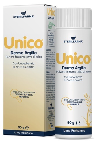 UNICO DERMO ARGILLA POLVERE SENZA TALCO 50 G - Farmastop