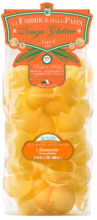 I LUMACONI GIGANTI PASTA SENZA GLUTINE 500 G - Farmastop