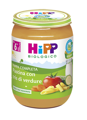 HIPP BIO HIPP BIO PAPPA PRONTA PAST TRIS DI VERDURE 190 G - Farmastop