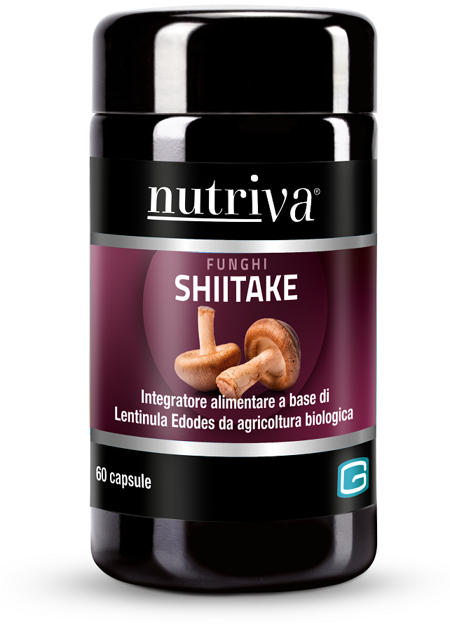 NUTRIVA SHITAKE 60 VEGICAPSULE - Farmastop