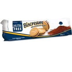 NUTRIFREE BISCREAM CON CREMA AL CACAO 125 G - Farmastop