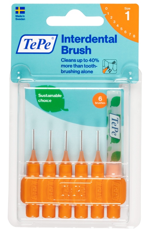 TEPE SCOVOLINO ARANCIONE 0,45 MM 6 PEZZI - Farmastop