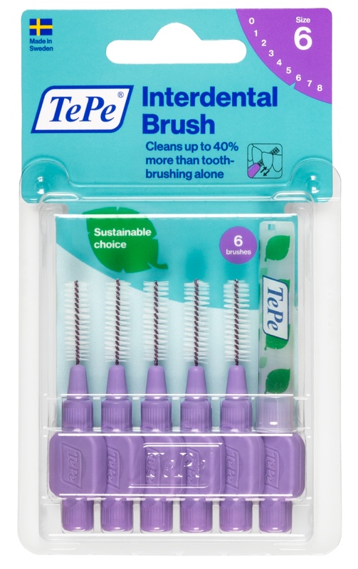 TEPE SCOVOLINO VIOLA 1,1MM 6 PEZZI - Farmastop