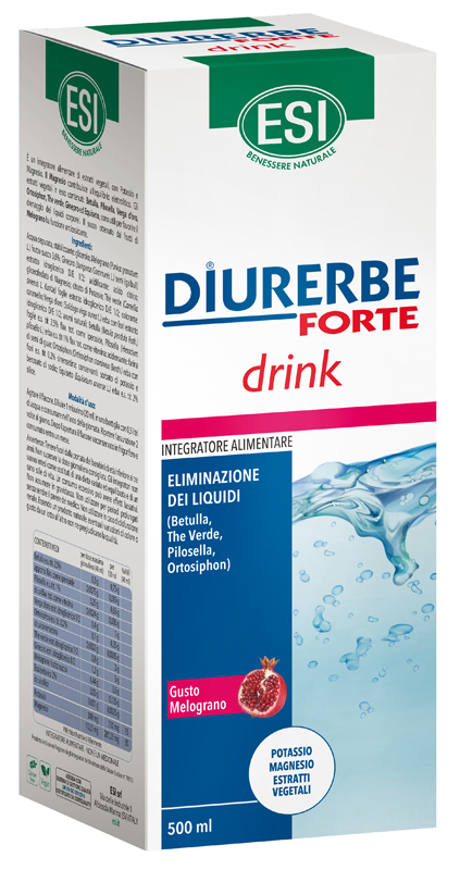 ESI DIURERBE FORTE DRINK MELOGRANO 500 ML - Farmastop