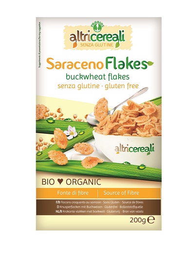 ALTRICEREALI SARACENO FLAKES BIO 200 G - Farmastop