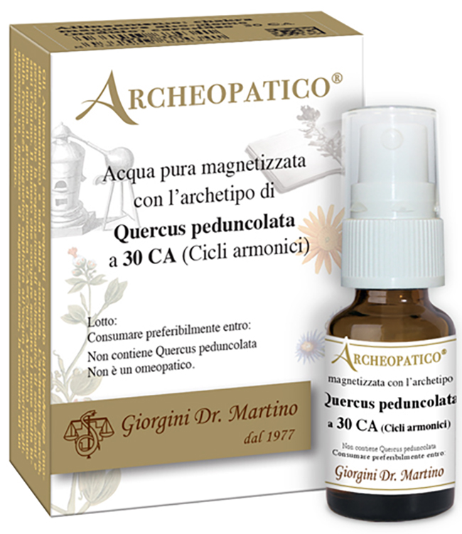 ARCHEOPATICO ACQUA PURA MAGNETIZZATA CON ARCHETIPO QUERCUS PEDUNCOLATA A 30 CICLI ARMONICI 10 ML - Farmastop