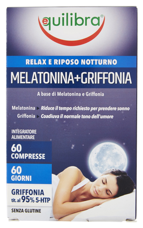 MELATONINA + GRIFFONIA 60 COMPRESSE - Farmastop