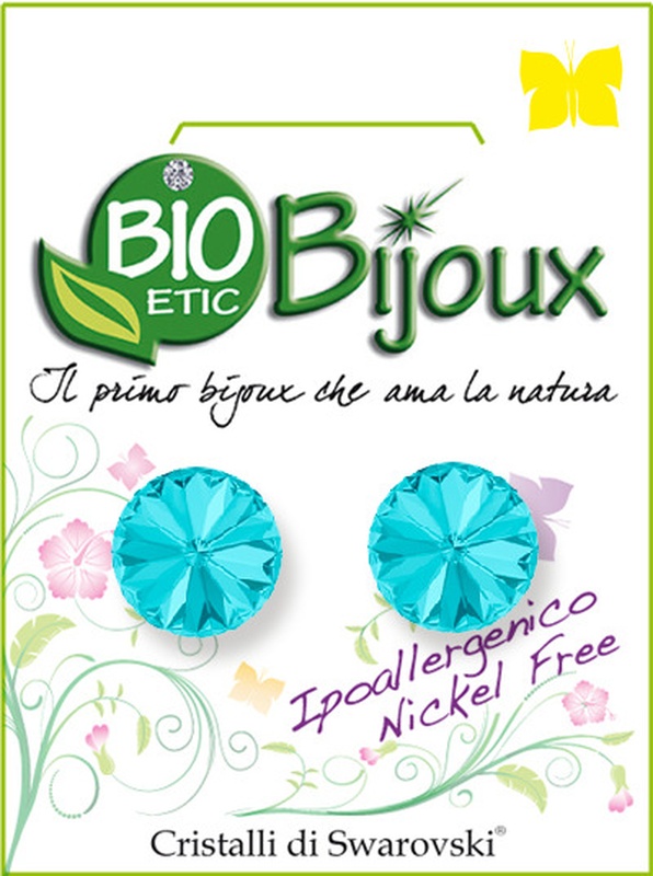ORECCHINO RIVOLO 10MM LT TURQUOISE - Farmastop