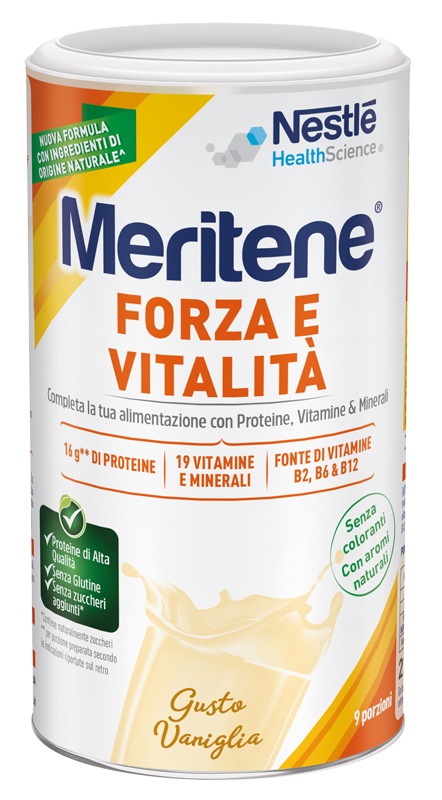 MERITENE FORZA E VITALITA' VANIGLIA 270 G - Farmastop