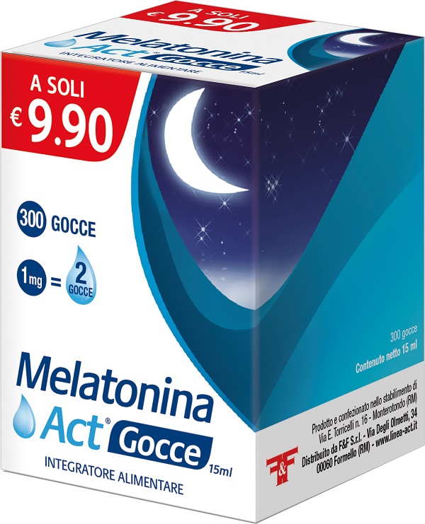 MELATONINA ACT GOCCE 15 ML - Farmastop