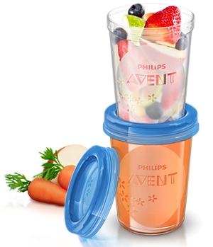 AVENT VASETTI VIA COPERCHIO 240 ML 5 PEZZI - Farmastop