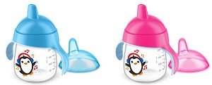 AVENT TAZZA CON BECCUCCIO DECORATA AZZURRO 260 ML - Farmastop
