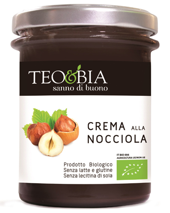TEO&BIA-CREMA ALLA NOCCIOLA BIO SENZA LATTE 212 G - Farmastop