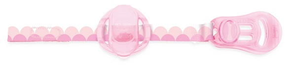 CHICCO CLIP SALVASUCCHIETTO ROSA 1 PEZZO - Farmastop
