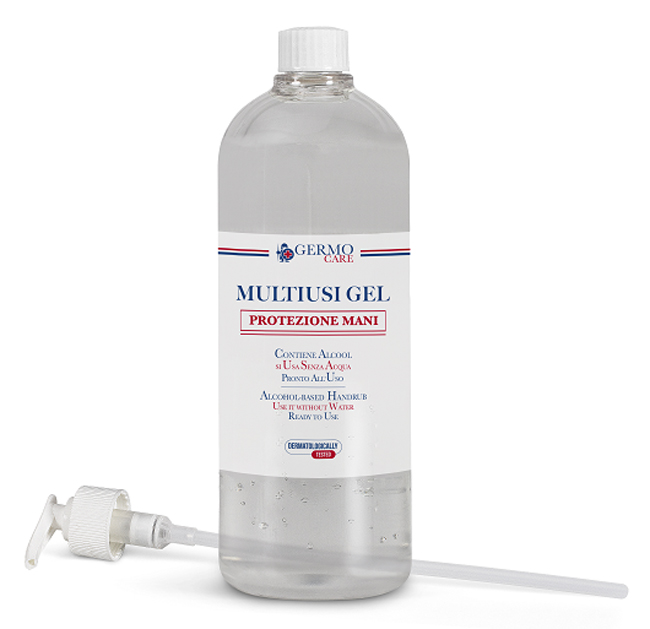 GERMO MULTIUSI GEL DISINFETTANTE MANI 1 LITRO INODORE - Farmastop