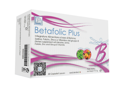 BETAFOLIC PLUS 30 CAPSULE ASTUCCIO 18,6 G - Farmastop