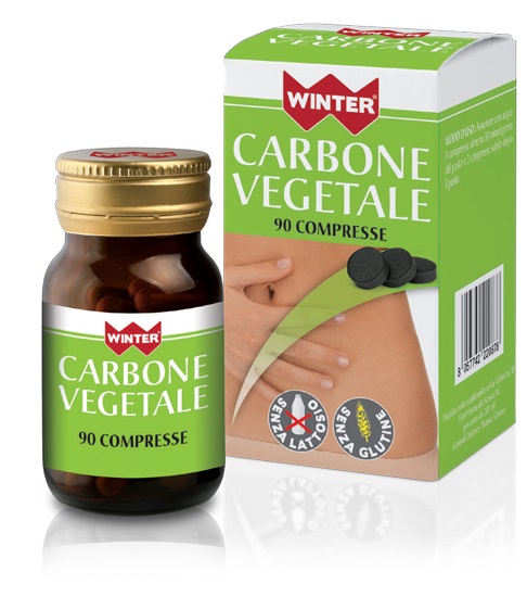 WINTER CARBONE VEGETALE 90 COMPRESSE - Farmastop