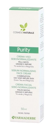 PURITY CREMA VISO SEBONORMALIZZANTE 50 ML - Farmastop