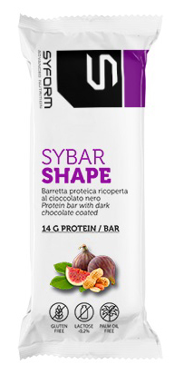 SYBAR SHAPE BARRETTA PROTEICA RICOPERTA FICHI/ARACHIDI 50 G - Farmastop