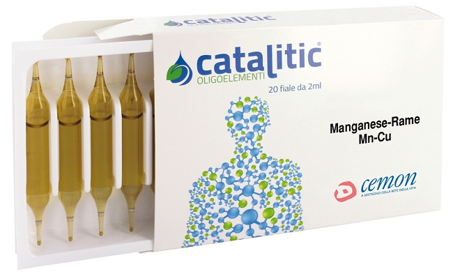 CATALITIC OLIGOELEMENTI MANGANESE RAME MN-CU 20 FIALE 2 ML - Farmastop