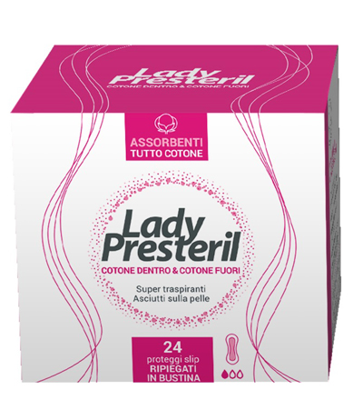 LADY PRESTERIL COTTON POWER PROTEGGI SLIP POCKET ANATOMICI RIPIEGATI PROMO 24 PEZZI - Farmastop