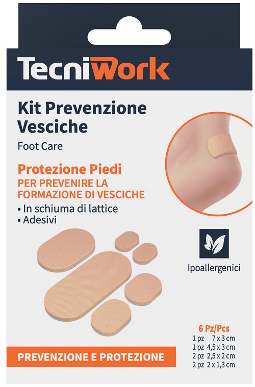 KIT PREVENZIONE VESCICHE 6 PEZZI - Farmastop